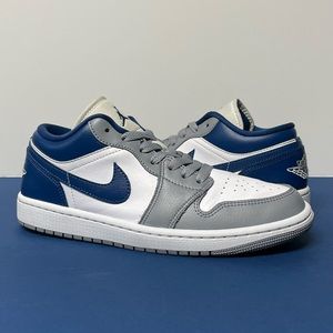 Nike Air Jordan 1 Retro Low Stealth/French Blue